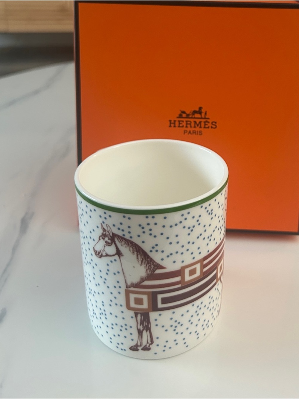 Hermes Hippomobile Coffee Mug NEW
